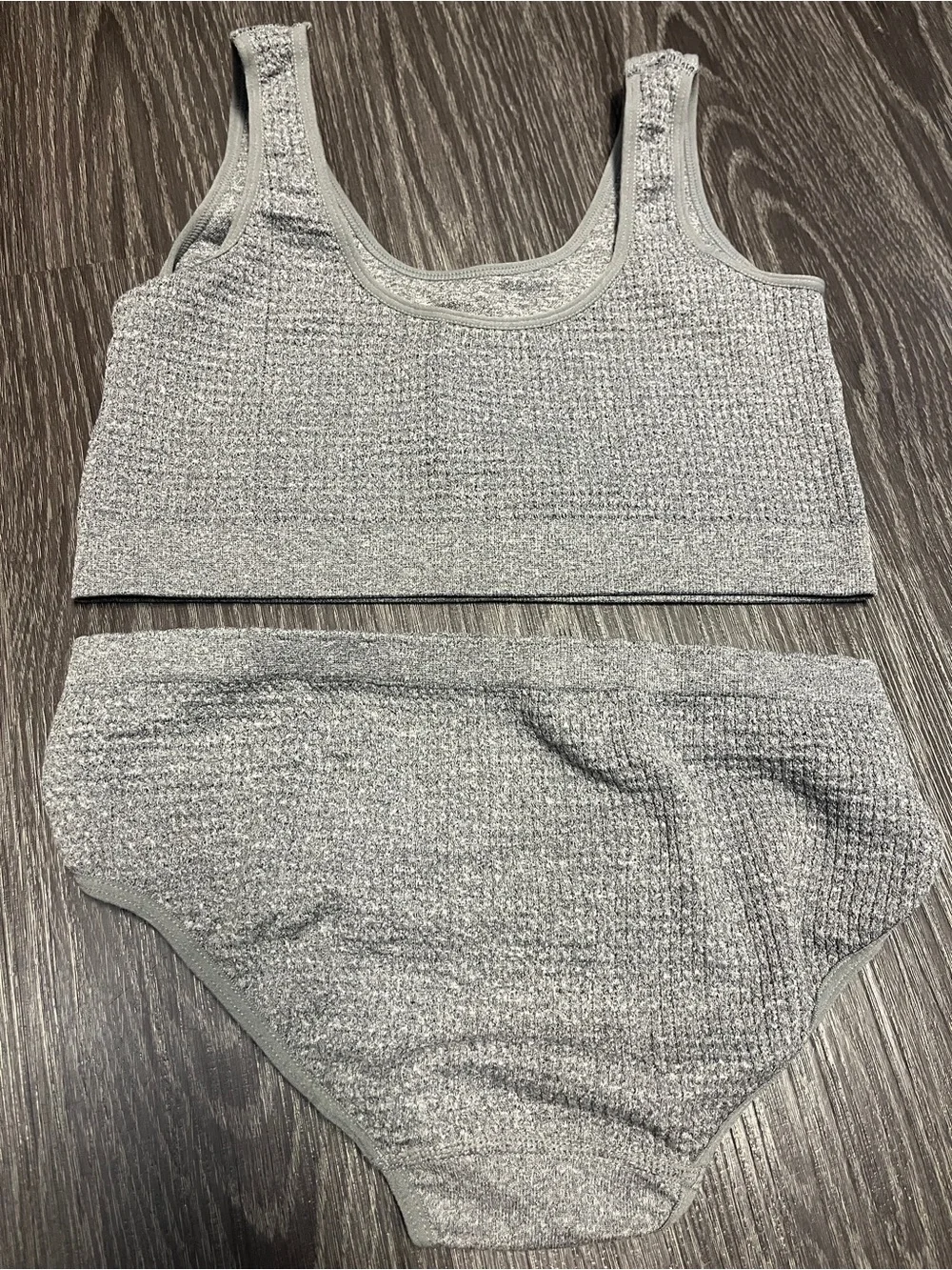 NWOT Lucky Brand Ribbed Two-Piece Sets in Gray and Light Blue